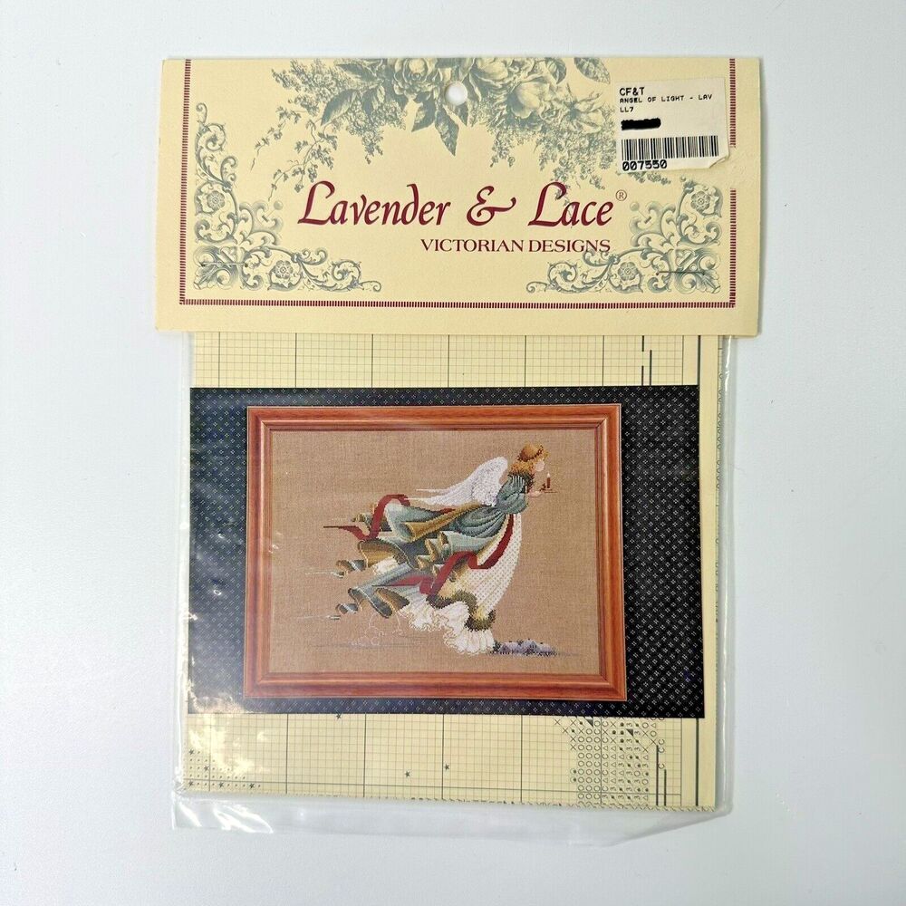 Lavender & Lace Angel of Light‎ Cross Stitch Pattern Victorian Designs Christmas
